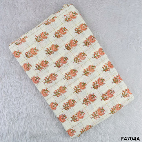 Printed Doria Cotton Fabric- F4704